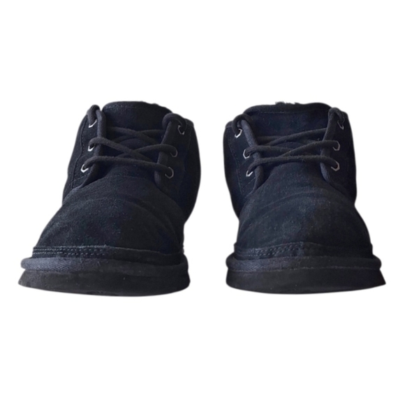 UGG Mens Neumel Black Suede Chukka Boot Sherpa Shearling Lined Logo 9 main image 7